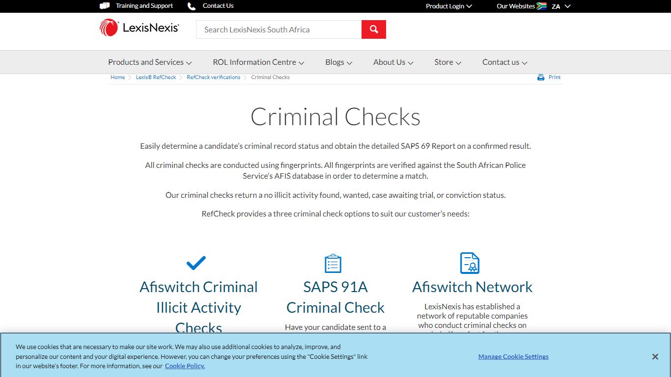 Get Full Criminal Record Checks with RefCheck - LexisNexis